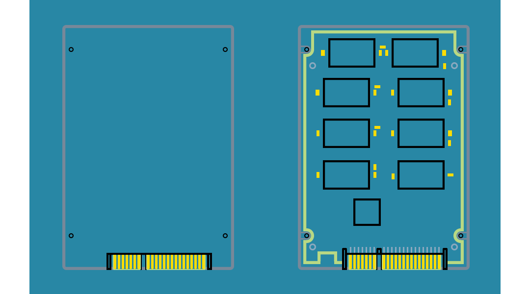 2.5 inch ssd solid state drive storage