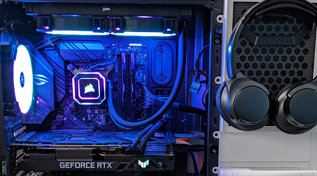 custom gaming pc interior